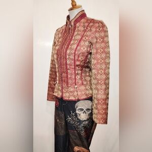 RETRO METALLIC SEQUIN JACKET